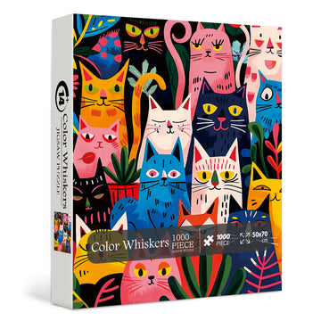 Color Whiskers Jigsaw Puzzle 1000 Pieces